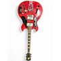 Vintage 1960s Goya Rangemaster Red Hollow Body Electric Guitar Red