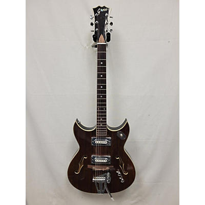 Greco Vintage 1960s Greco 921 Walnut Hollow Body Electric Guitar