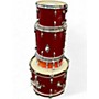 Vintage 1960s Gretsch Drums 4 Piece progressive jazz kit red sparkle Drum Kit red sparkle