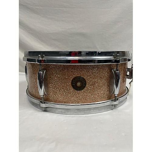 Gretsch Drums Vintage 1960s Gretsch Drums 5.5X14 4105 Drum Champagne Sparkle champagne sparkle 10