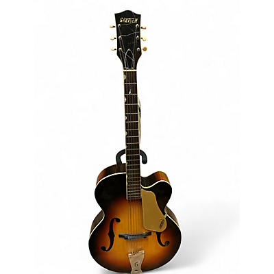 Vintage 1960s Gretsch Guitars 6014 CONSAIR 2 Tone Sunburst Hollow Body Electric Guitar