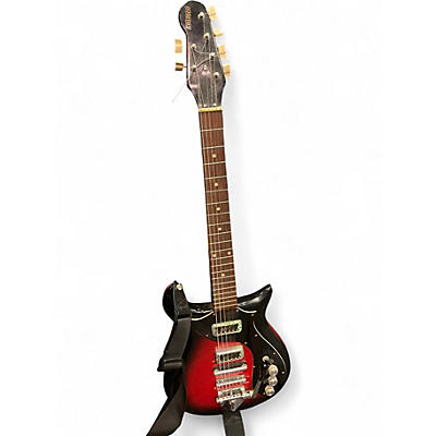 Vintage 1960s Gretsch Guitars 6135 CORVETTE RUBY BURST Solid Body Electric Guitar