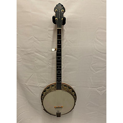 Vintage 1960s Gretsch New Yorker 5 String Banjo Natural Banjo