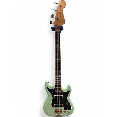 Vintage 1960s Hagstrom HII-B BLUE Electric Bass Guitar