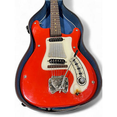 Vintage 1960s Hagstrom I RED Hollow Body Electric Guitar