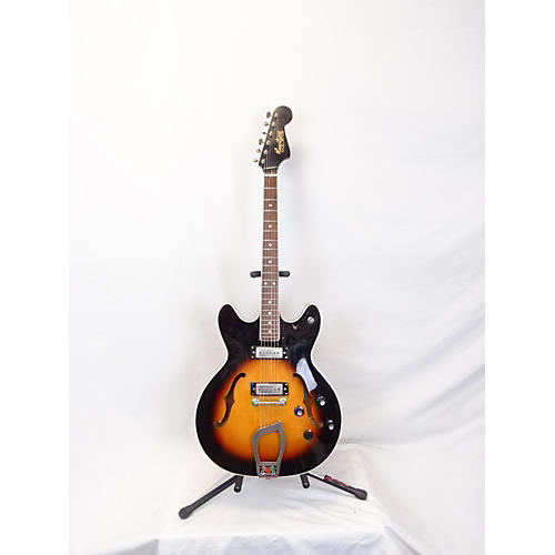 Hagstrom Vintage 1960s Hagstrom Viking I 3 Tone Sunburst Hollow Body Electric Guitar 3 Tone Sunburst