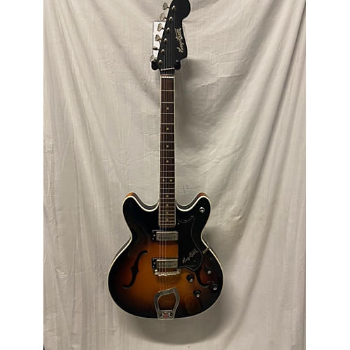 Hagstrom Vintage 1960s Hagstrom Viking I Sunburst Hollow Body Electric Guitar Sunburst