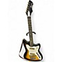 Vintage 1960s Harmony BOBCAT 2 Color Sunburst Solid Body Electric Guitar 2 Color Sunburst
