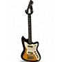 Vintage 1960s Harmony Bobcat Sunburst Solid Body Electric Guitar Sunburst