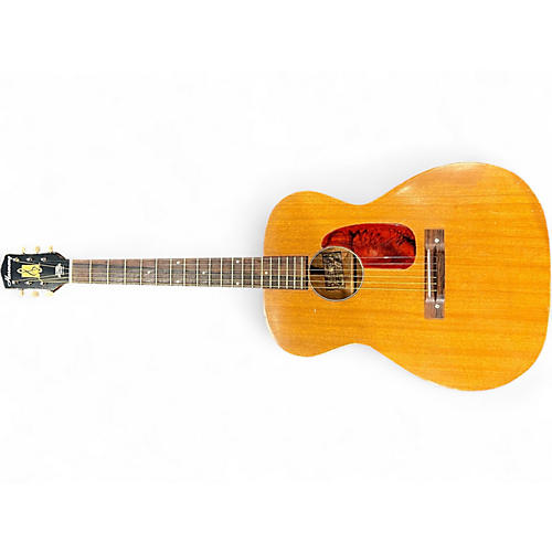 Vintage 1960s Harmony H-165 Natural Acoustic Guitar Natural