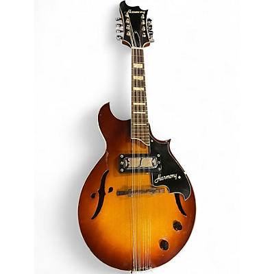 Vintage 1960s Harmony H-35  Sunburst Mandolin