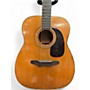 Vintage 1960s Harmony H1260 Natural Acoustic Guitar Natural
