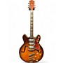 Vintage 1960s Harmony H77 Honey Burst Hollow Body Electric Guitar Honey Burst