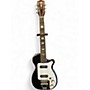 Vintage 1960s Harmony H88 Statotone Black Sparkle Solid Body Electric Guitar Black Sparkle