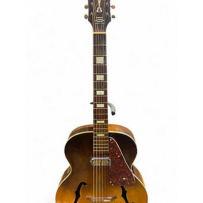 Vintage 1960s Harmony Hollywood Sunburst Hollow Body Electric Guitar