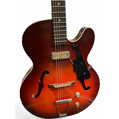 Vintage 1960s Harmony ROCKET 2 Color Sunburst Acoustic Electric Guitar 2 Color Sunburst
