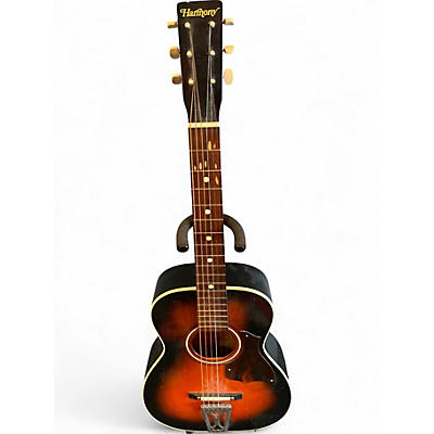 Vintage 1960s Harmony STELLA 2 Color Sunburst Acoustic Guitar