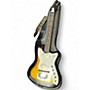 Vintage 1960s Harmony bobkat 2 Tone Sunburst Solid Body Electric Guitar 2 Tone Sunburst