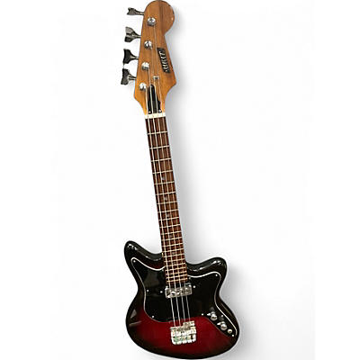Vintage 1960s Heit BASS 2 Tone Sunburst Electric Bass Guitar