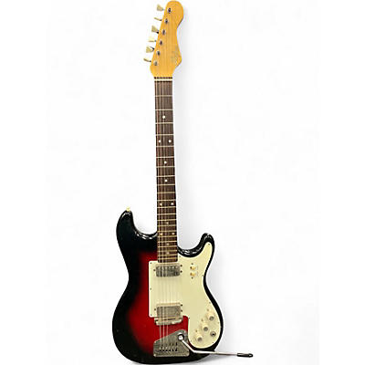 Vintage 1960s Hofner Model 164 Sunburst Solid Body Electric Guitar