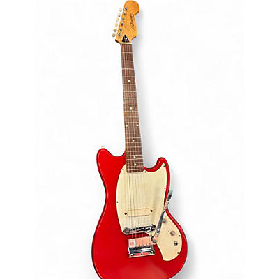 Vintage 1960s Kalamazoo KG-1 Red Solid Body Electric Guitar