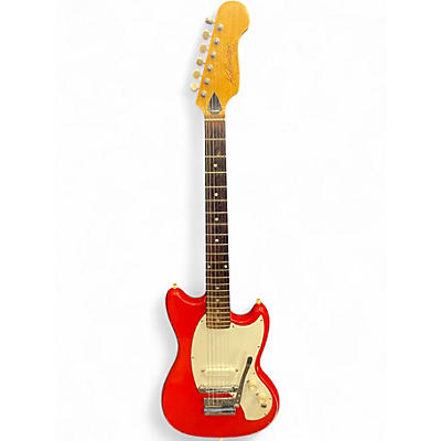 Vintage 1960s Kalamazoo KG1 Red Solid Body Electric Guitar