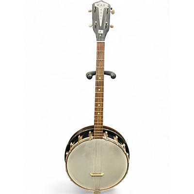 Vintage 1960s Kay 1960S 4 String Banjo Natural Banjo