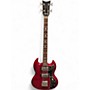 Vintage 1960s Kay SG BASS CHERRY RED Electric Bass Guitar CHERRY RED