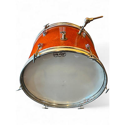 Vintage 1960s Kent 4 Piece kent 4pc Orange Drum Kit