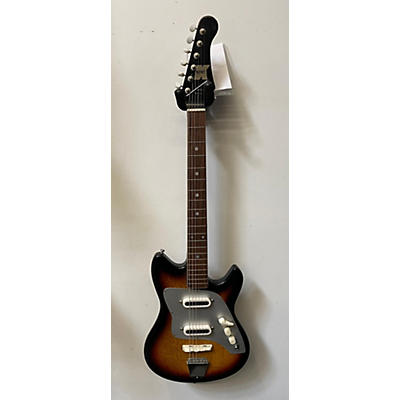 Kent Vintage 1960s Kent POLARIS II 3 Tone Sunburst Solid Body Electric Guitar