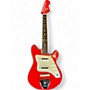 Vintage 1960s Kent Polaris III Red Solid Body Electric Guitar Red