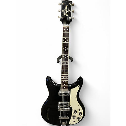 Vintage 1960s Kustom K200 Guitar Black Hollow Body Electric Guitar Black
