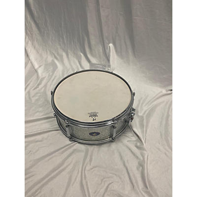 Vintage 1960s Leedy 14X5.5 RAY MOSCA SNARE DRUM Drum METALLIC SPARKLE