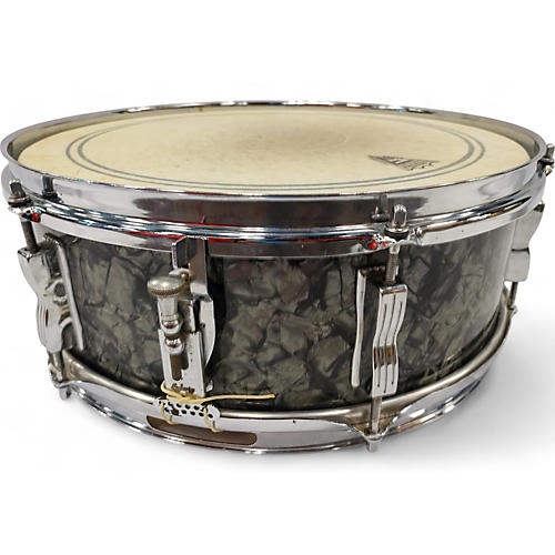 Ludwig Vintage 1960s Ludwig 13X5 Pioneer Black Diamond Pearl Drum Black Diamond Pearl 194