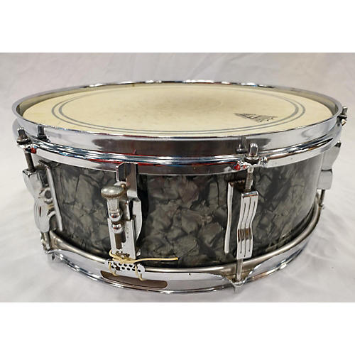 Ludwig Vintage 1960s Ludwig 13X5 Pioneer Drum Black Diamond Pearl Black Diamond Pearl 194