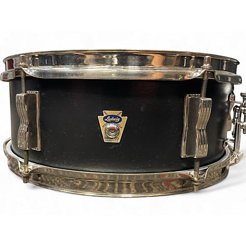 Vintage 1960s Ludwig 14in PIONEER BLACK Drum BLACK 33