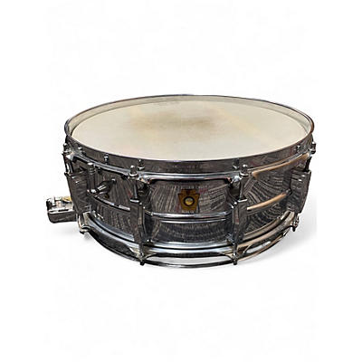 Vintage 1960s Ludwig 14in SUPER SENSITIVE KEYSTONE BADGE  CHROME OVER ALUMINUM  Drum