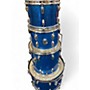 Vintage 1960s Ludwig 4 Piece bIG bEAT kIT BLUE SPARKLE Drum Kit BLUE SPARKLE