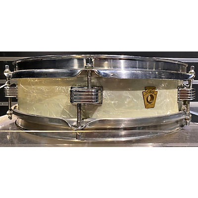 Ludwig Vintage 1960s Ludwig 4X14 Downbeat Drum Pearl White