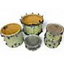 Vintage 1960s Ludwig 5 Piece Classic Pearloid Drum Kit Pearloid