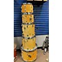 Vintage Ludwig Vintage 1960s Ludwig 5 piece 1966 & 67' Hollywood Gold Drum Kit Gold