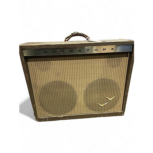 Vintage 1960s Magnatone Stereo Vibrato Tube Guitar Combo Amp