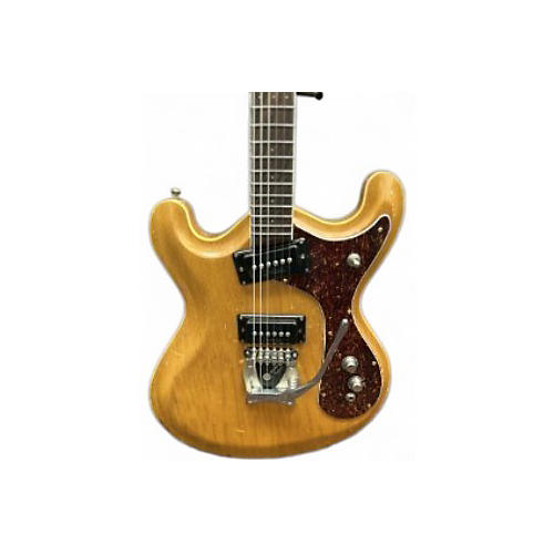 Vintage 1960s Mosrite JOE MAPHIS MODEL 1 Natural Solid Body Electric Guitar Natural