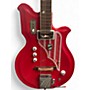 Vintage 1960s National NEWPORT 82 RED Solid Body Electric Guitar RED
