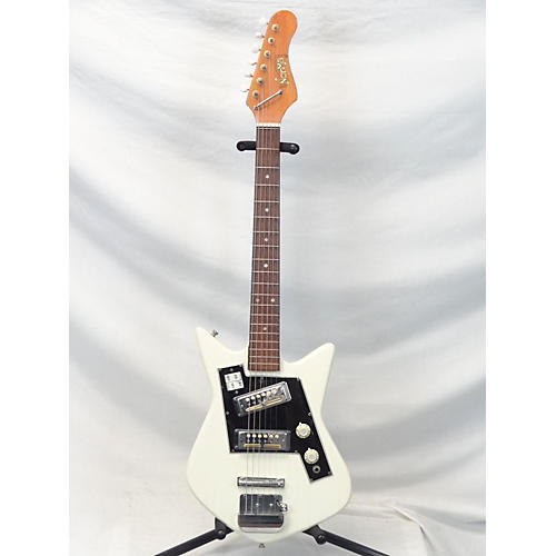 Norma Vintage 1960s Norma Eg 403-2 Black And Silver Solid Body Electric Guitar Black and Silver