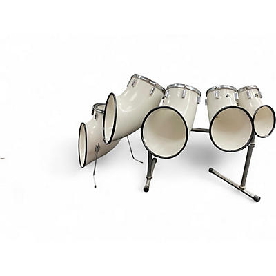 Vintage 1960s North 6 Piece Drum Set Classic White Drum Kit