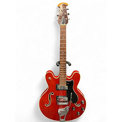 Vintage 1960s Ovation Toronado wine red Hollow Body Electric Guitar