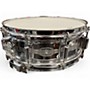 Vintage 1960s Rogers 5X14 5 LINE  Chrome Drum Chrome 8