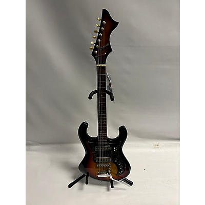 Sekova Vintage 1960s Sekova BIG HORN Sunburst Solid Body Electric Guitar