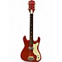 Vintage 1960s Silvertone 1410 Red Solid Body Electric Guitar Red